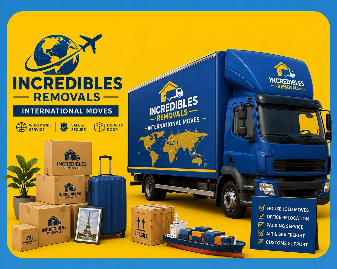 International removals from London